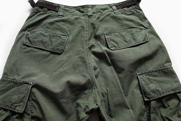 60s 米軍 U.S.ARMY ジャングルファティーグパンツ 3rd ノンリップ S-S
