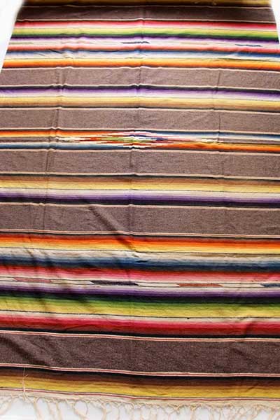 ビンテージ メキシカン ラグ サラペ 大判 - Sixpacjoe Web Shop