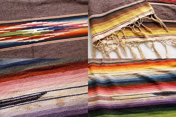 ビンテージ メキシカン ラグ サラペ 大判 - Sixpacjoe Web Shop