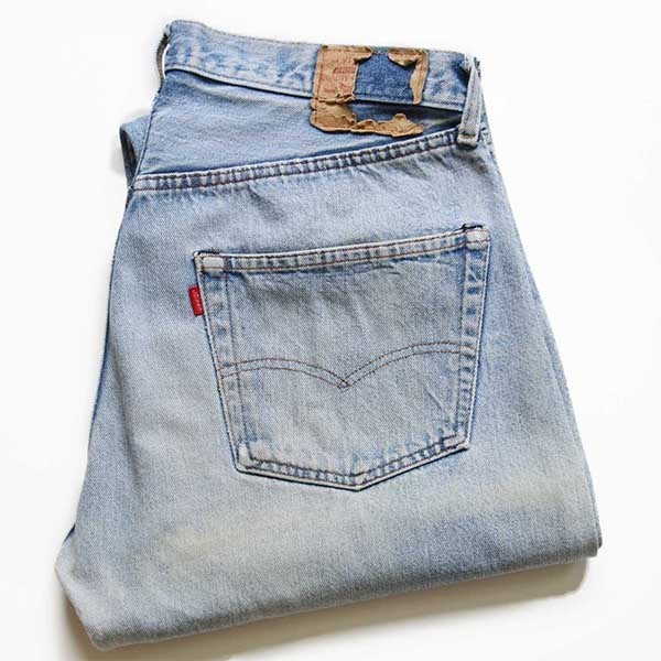 80s USA製 Levi'sリーバイス 501 赤耳 デニムパンツ w36 L36
