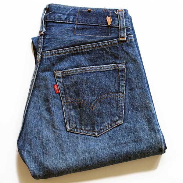 70s USA製 Levi'sリーバイス 501 シングル 66前期 デニムパンツ w28