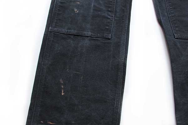 USA製 carharttカーハート ダブルニー ダック地 ペインターパンツ 黒