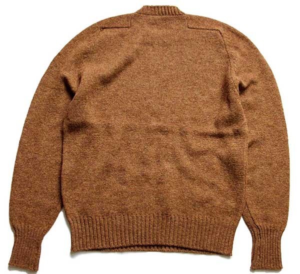 70s 英国製 Alan Paine サドルショルダー シェットランド ウールニット