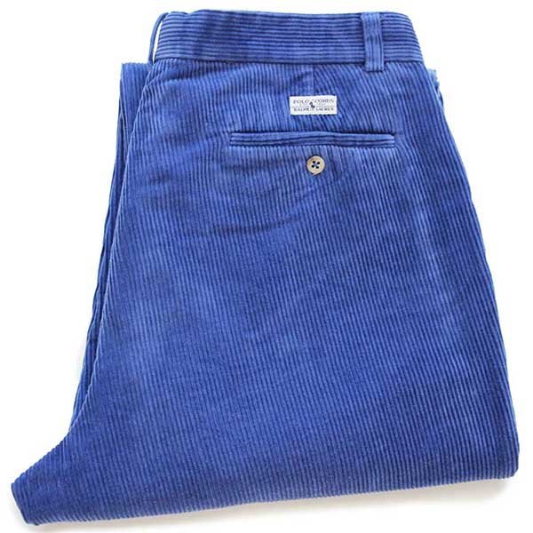 00s ポルトガル製 ポロ ラルフローレン コットン 太畝 コーデュロイ