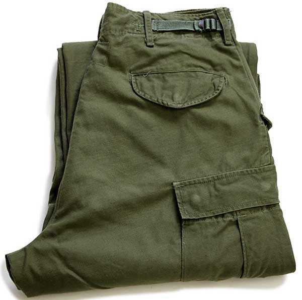 60s 米軍 U.S.ARMY M-65 フィールドカーゴパンツ オリーブグリーン