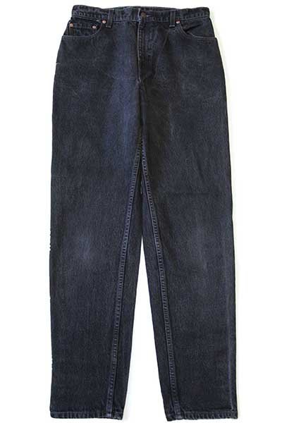 90s USA製 Levi'sリーバイス 551 ブラック デニムパンツ 14 LONG