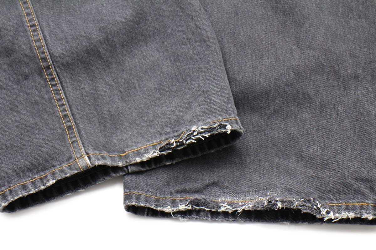 00s Levi'sリーバイス 569 先染め ブラック デニムパンツ フェード w36