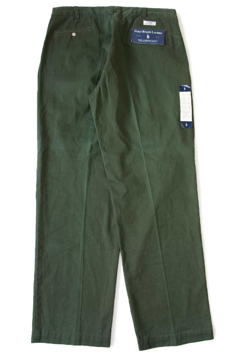 デッドストック☆00s ポロ ラルフローレン ANDREW PANT ツータック