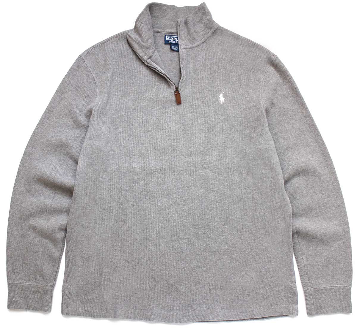 00s ポロ ラルフローレン ワンポイント ハイネック ハーフジップ