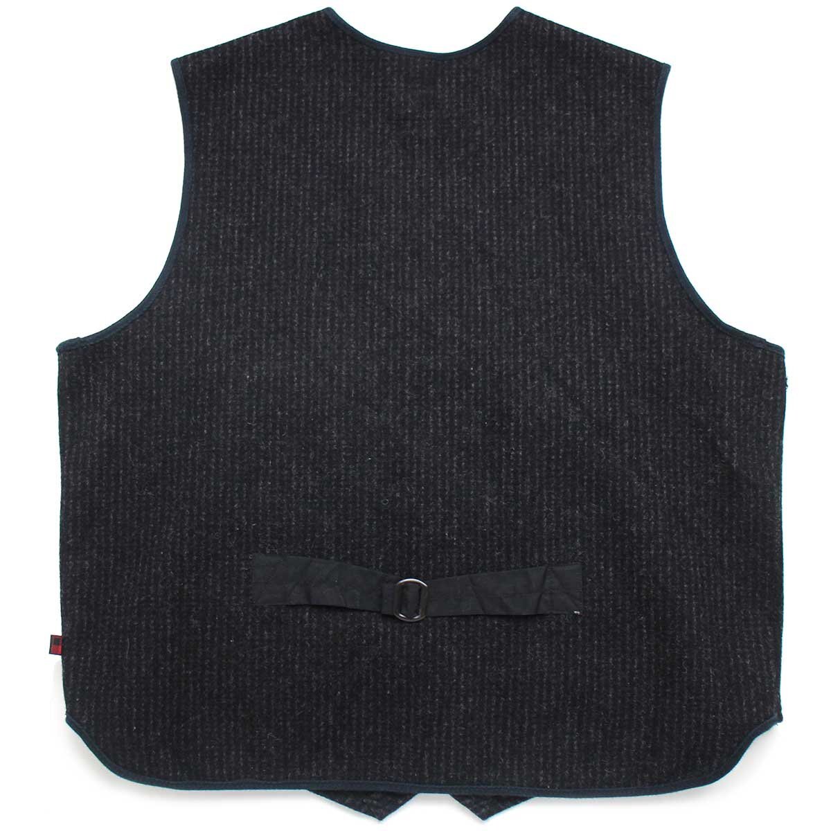 Woolrichウールリッチ チョークストライプ ノーカラー パチポケ ウール