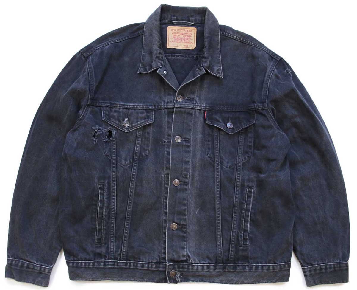 90s Levi'sリーバイス 70503 ブラック デニムジャケット 4ポケット
