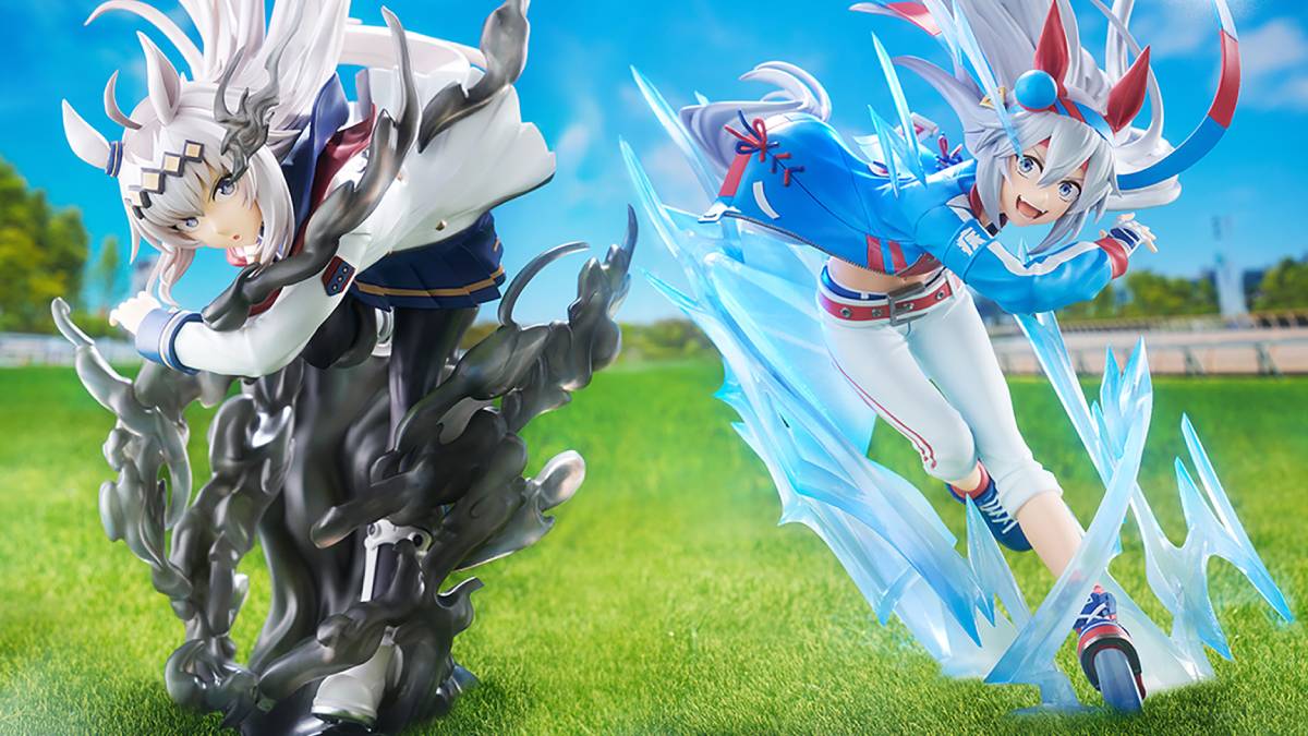 See Umamusume Oguri Cap and Tamamo Cross Figures