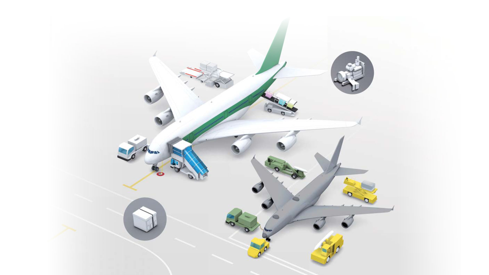 航空機地上支援機材 | シンフォニアエンジニアリング株式会社