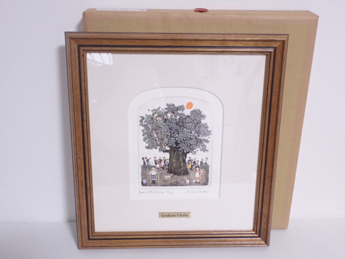 真作 グラハム・クラーク GRAHAM CLARKE 「ちいさなドングリから」 48