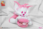 Tom and Jerry Burger (Snowy Pink Version) Bust by Soap Studio