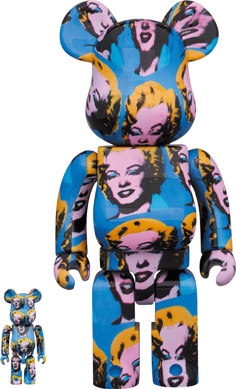 Be@rbrick Andy Warhol's Marilyn Monroe 100% and 400% Collectible