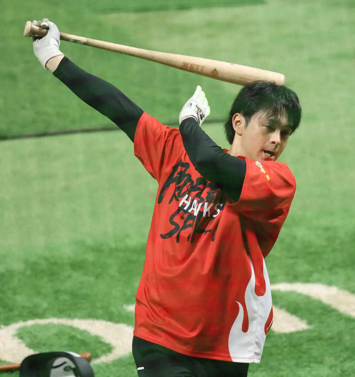 ソフトバンク 川瀬晃 来季は本塁打増やす！ 本拠地で打撃練習を再開