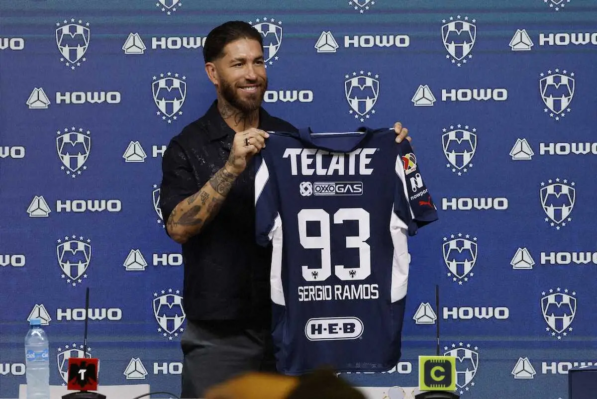 38歳セルヒオ・ラモスがモンテレイ入団会見 クラブW杯で浦和と対戦