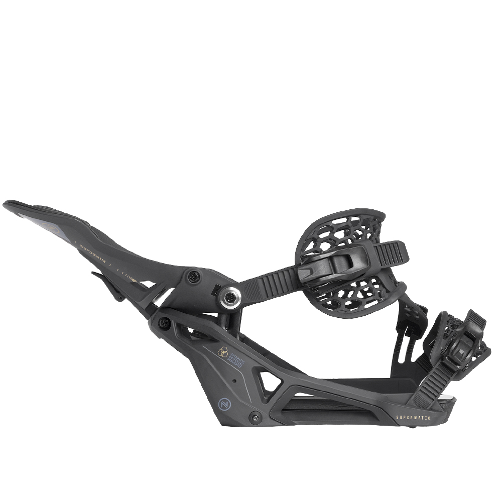 Snowboard Bindings Nidecker SUPERMATIC BLACK 2026