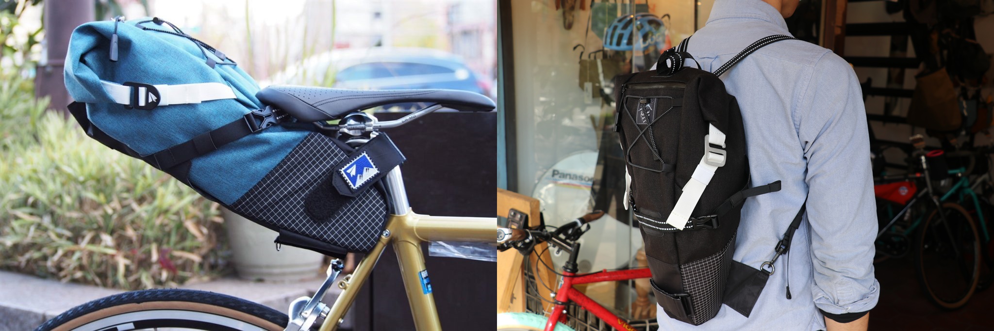BLOG バックパック+サドルバッグの2WAY機構【RawLow Mountain Works