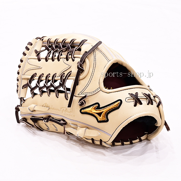 ミズノプロ 硬式用 オーダー 外野手用 AXI ブロンド 左投げ用 ショック