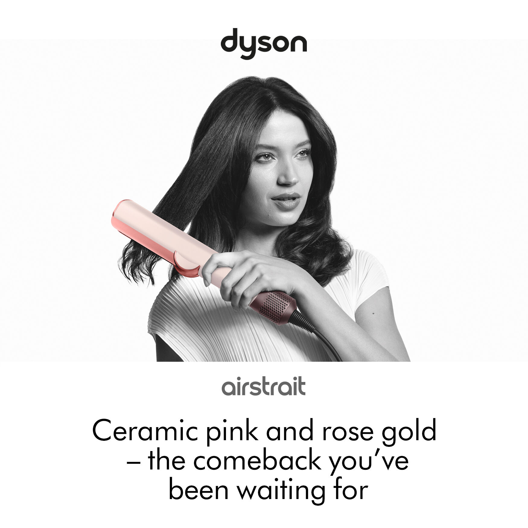Dyson Airstrait™ Straightener (Ceramic Pink) | Space NK