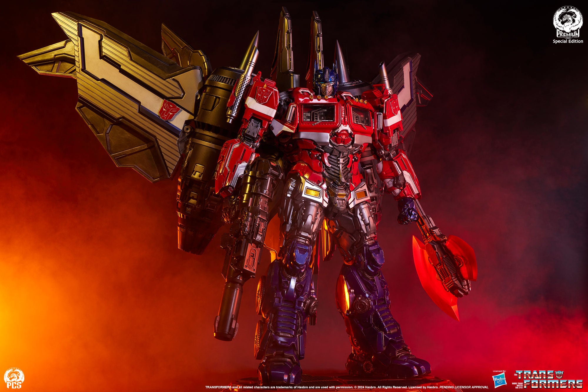 Optimus Prime (Jet Convoy Edition) Museum Scale Statue - Spec