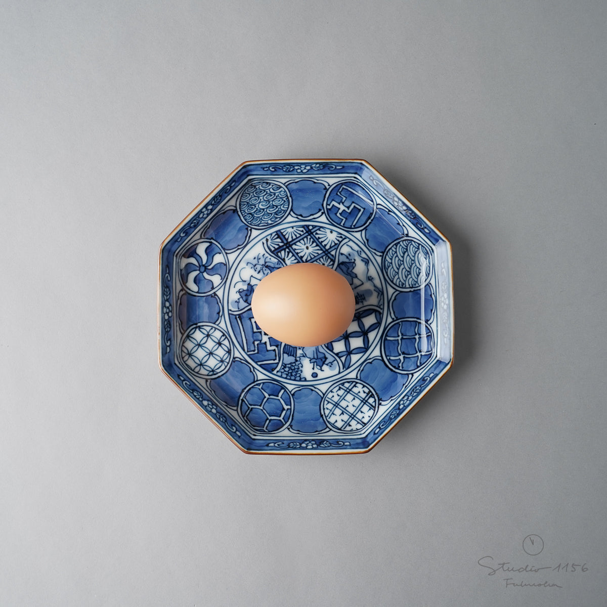 有田焼 染付 平戸祥瑞 八角銘々皿 15.5cm 其泉窯の通販｜【公式