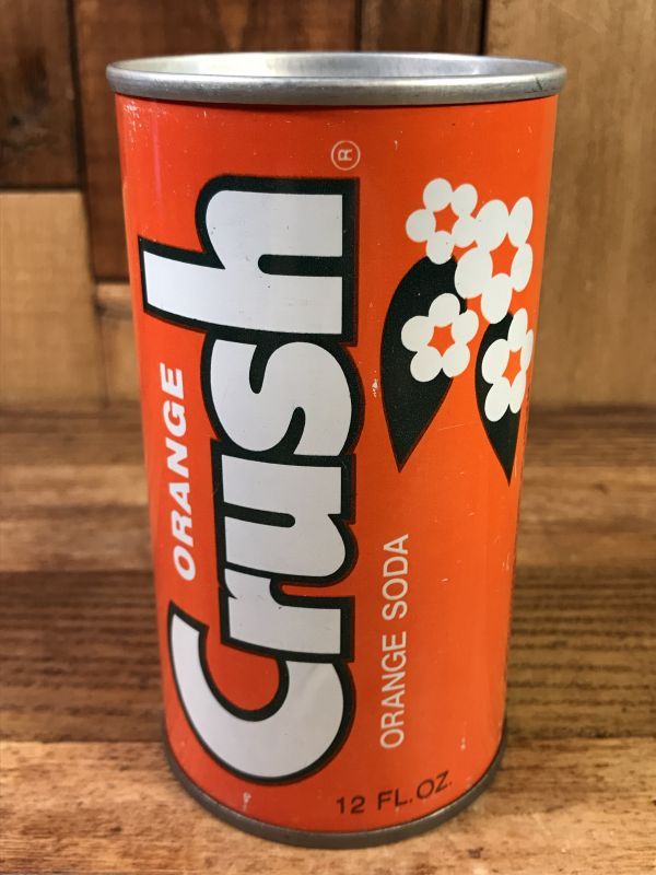 Crush Orange Soda Drink Can クラッシュオレンジソーダ ビンテージ