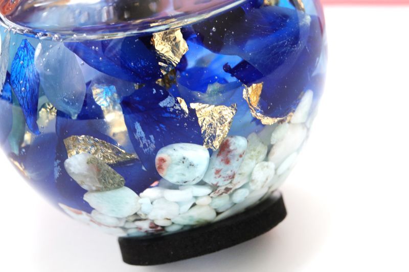ラリマーのパワーハーバリウム！綺麗！ ラリマーのパワーハーバリウム
