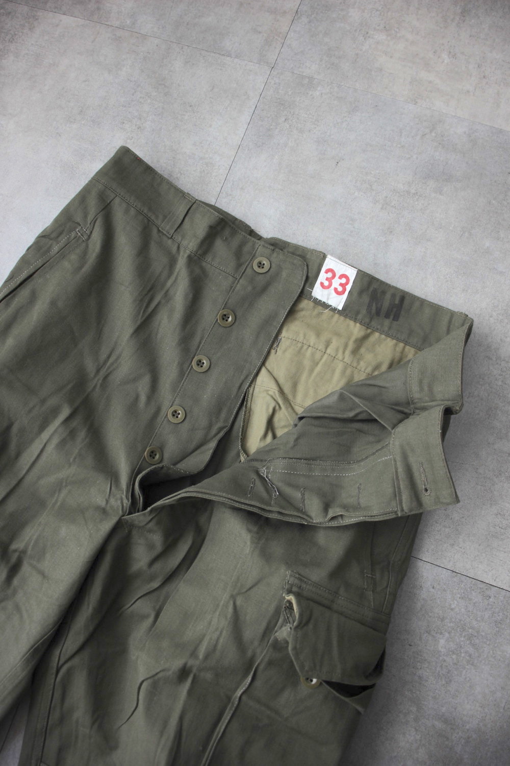 全国通販】DEAD STOCK 60s FRENCH ARMY”M47 CARGO PANTS 後期