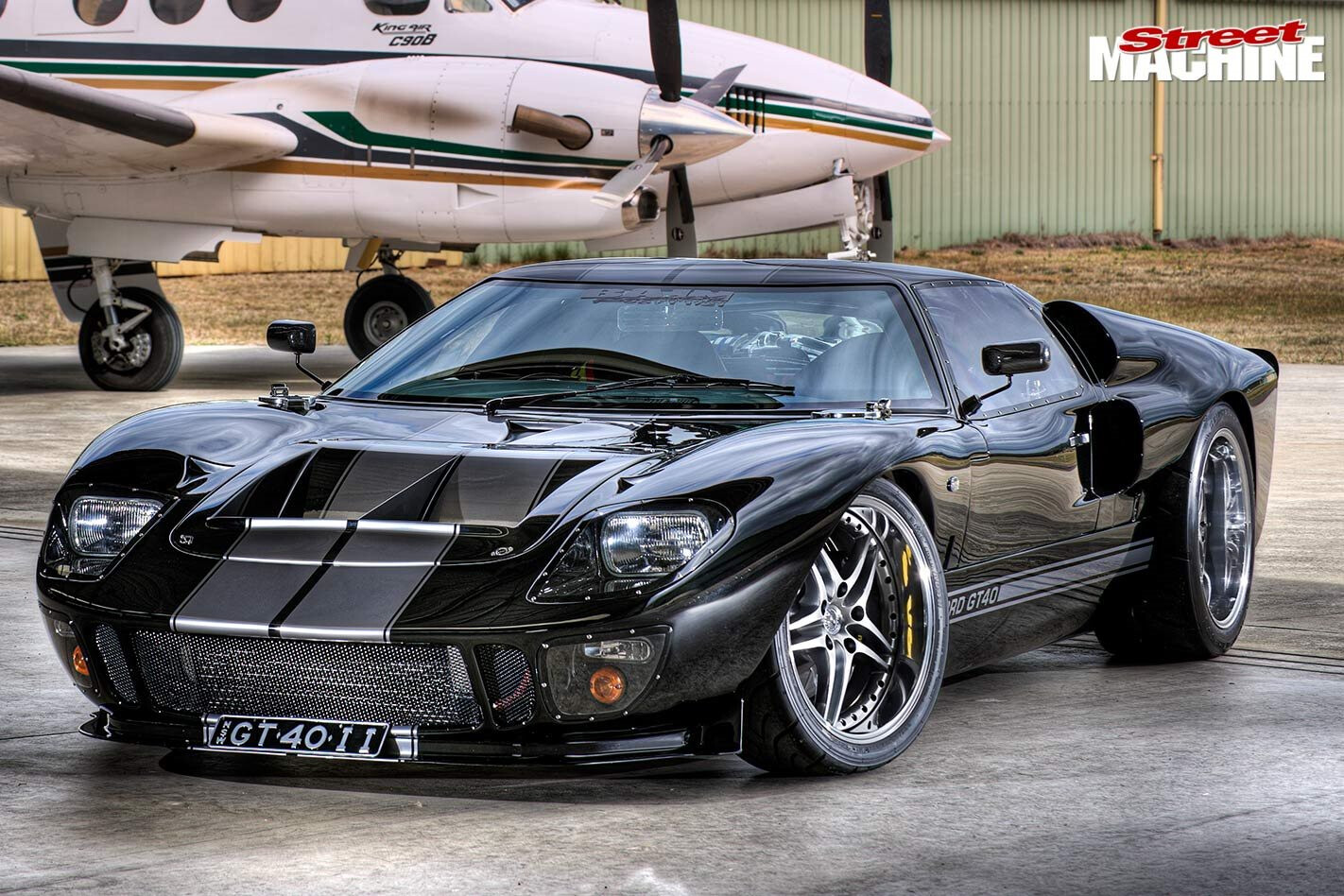 Blown turbo 1966 Ford GT40 MkII replica