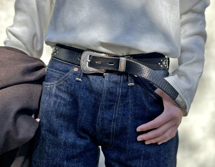 HTC / Standard California #Western Buckle Belt. ｜ STANDARD