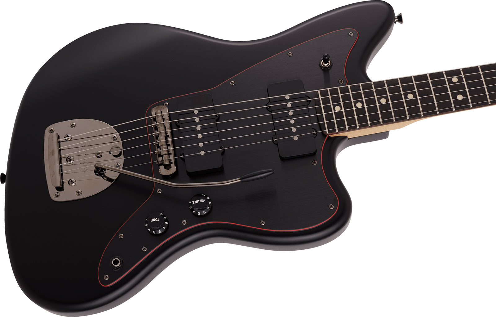 Fender Made in Japan Hybrid II Jazzmaster - satin black Retro rock