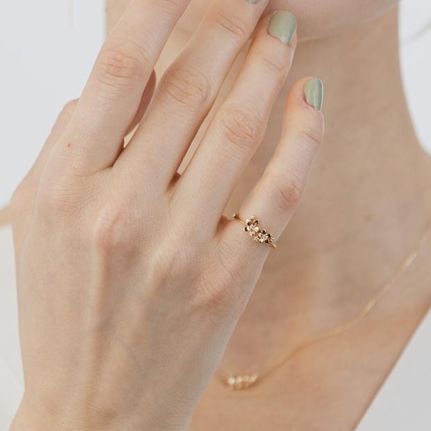 BLOOMING STAR RING (K10)(2JR0645)K10 リング｜スタージュエリー公式