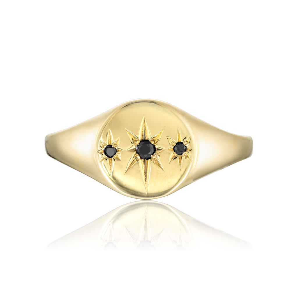 BLACK DIAMOND CELESTIAL RING(2JR0572)K10 リング｜スタージュエリー