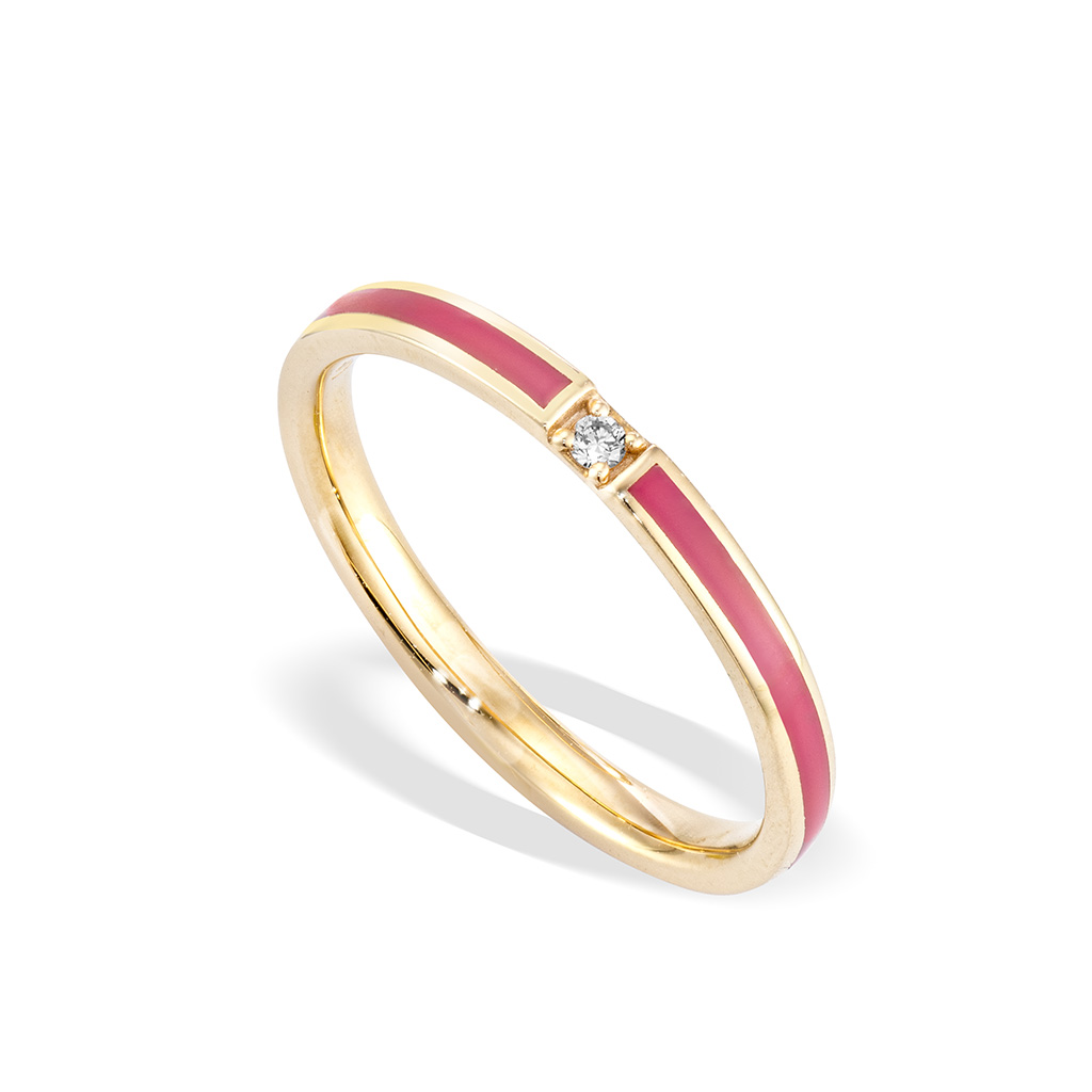 COLOR ON COLORS RING(ピンク)(2JR0590)K10 リング｜スタージュエリー