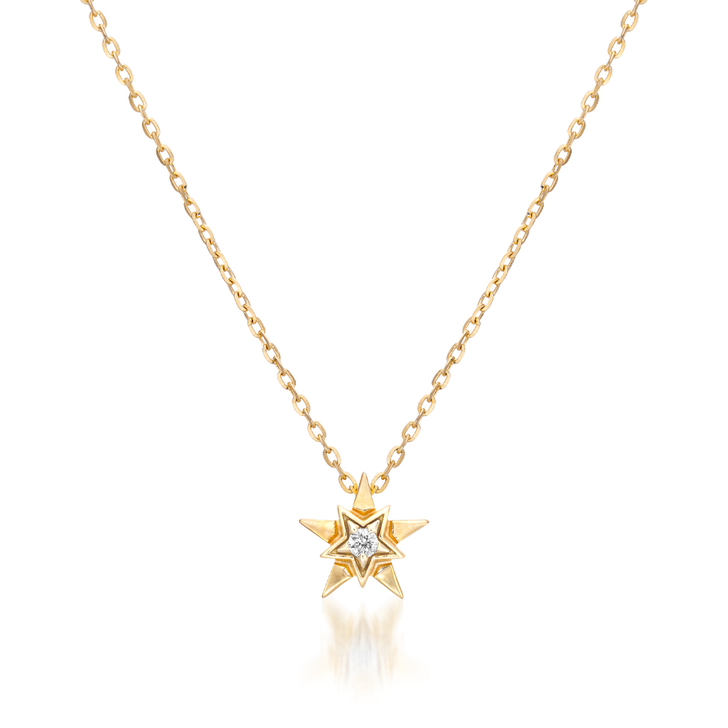 DIAMOND STAR NECKLACE(2JN1027)K10 ネックレス｜スタージュエリー公式