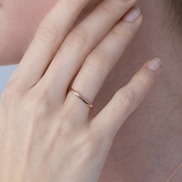 DIAMOND WAVE RING(2JR0616)K10 リング｜スタージュエリー公式