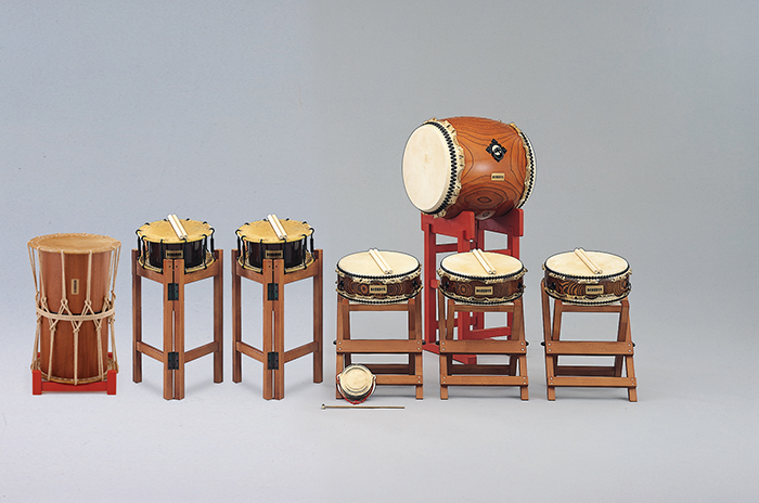 せ42)和太鼓 平太鼓 音研 やまびこ太鼓 耳あり 締鼓 練習用