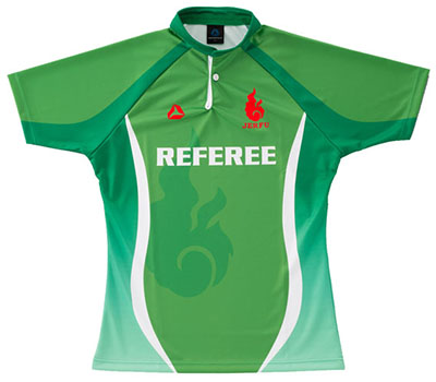 関東協会B級レフリーセミフィット・ジャージ(緑) | ラグビー用品販売