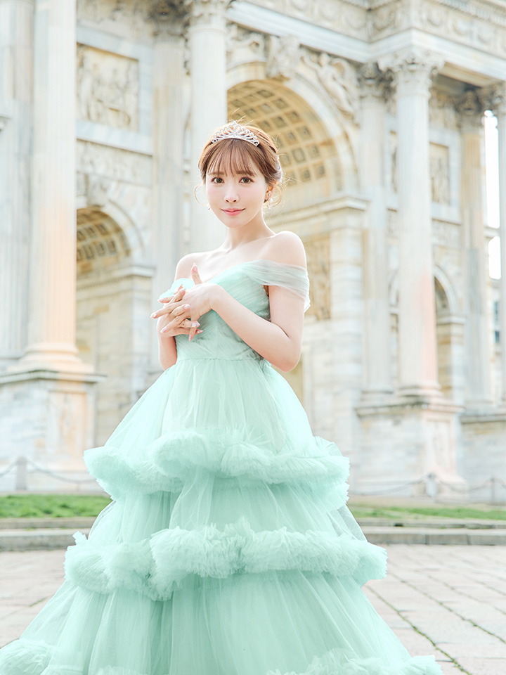 Lサイズあり【JEAN MACLEAN/ジャンマクレーン】オフショル/ フリル