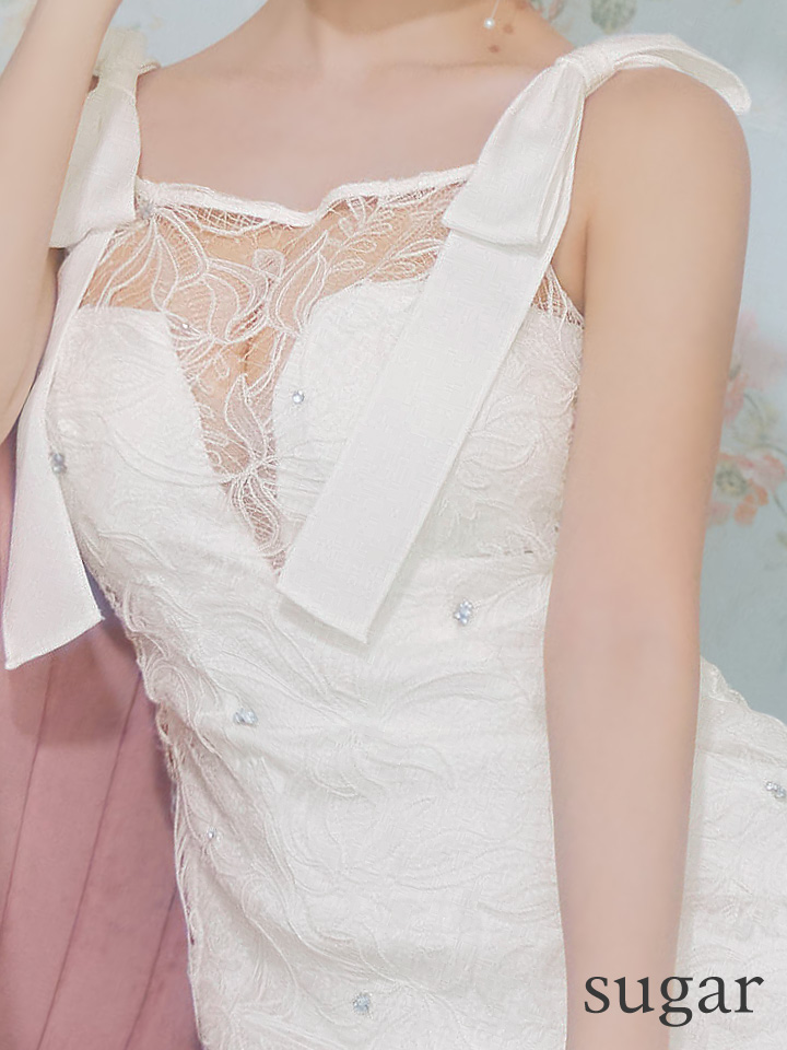 XSサイズあり【ROBE de FLEURS/ローブドフルール】ショルダーリボン