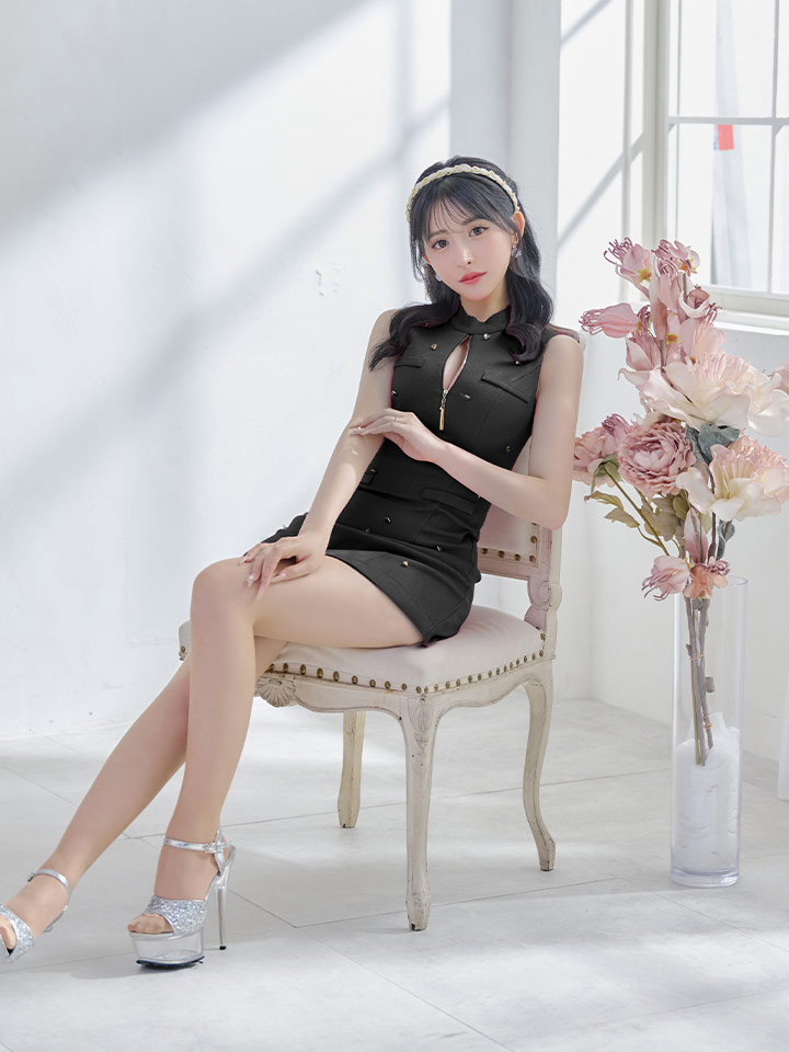 XS-Lサイズあり【ROBE de FLEURS/ローブドフルール】ハイネック