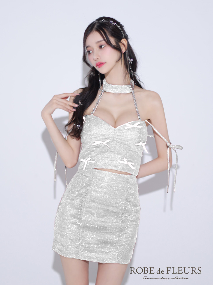 XSサイズあり【ROBE de FLEURS/ローブドフルール】バレエコア/ ミニ