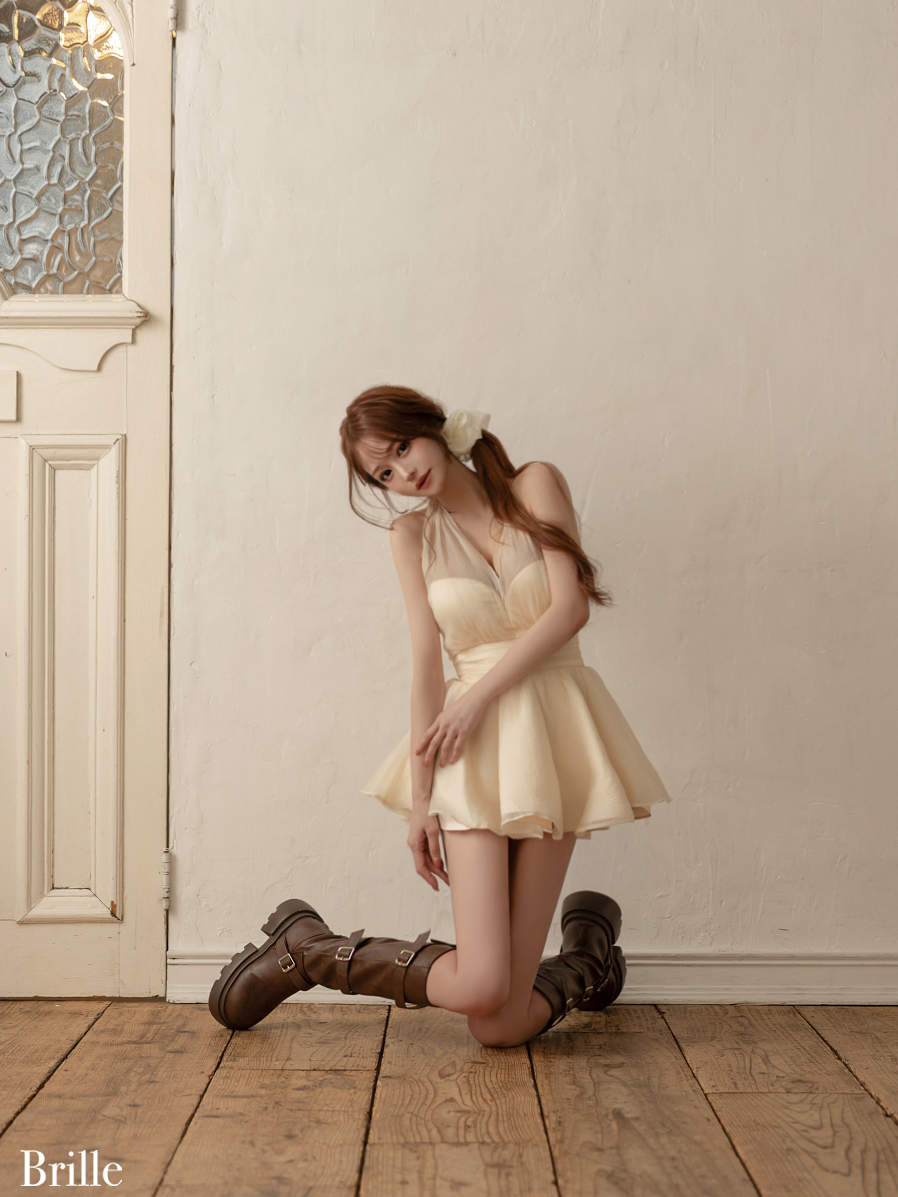 予約商品/2月下旬発送予定】XSサイズあり【brille/ブリエ】【ROBE de