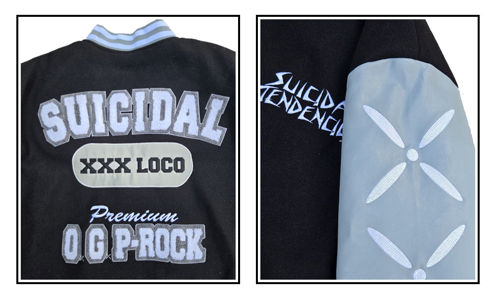 Suicidal Tendencies XXX Loco Varsity Jacket – Suicidal Tendencies