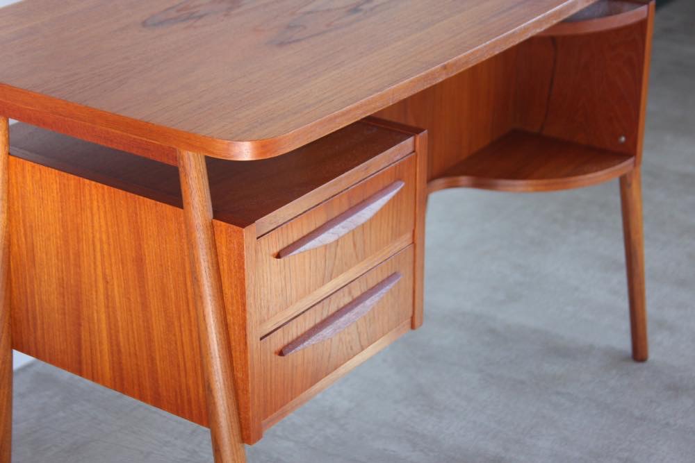 北欧ビンテージ家具/デンマーク家具/ チーク/デスク