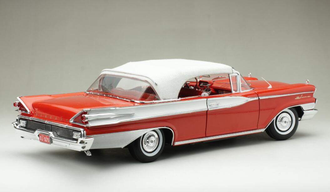 1959 Mercury Park Lane Closed Convertible-White/Canton Red