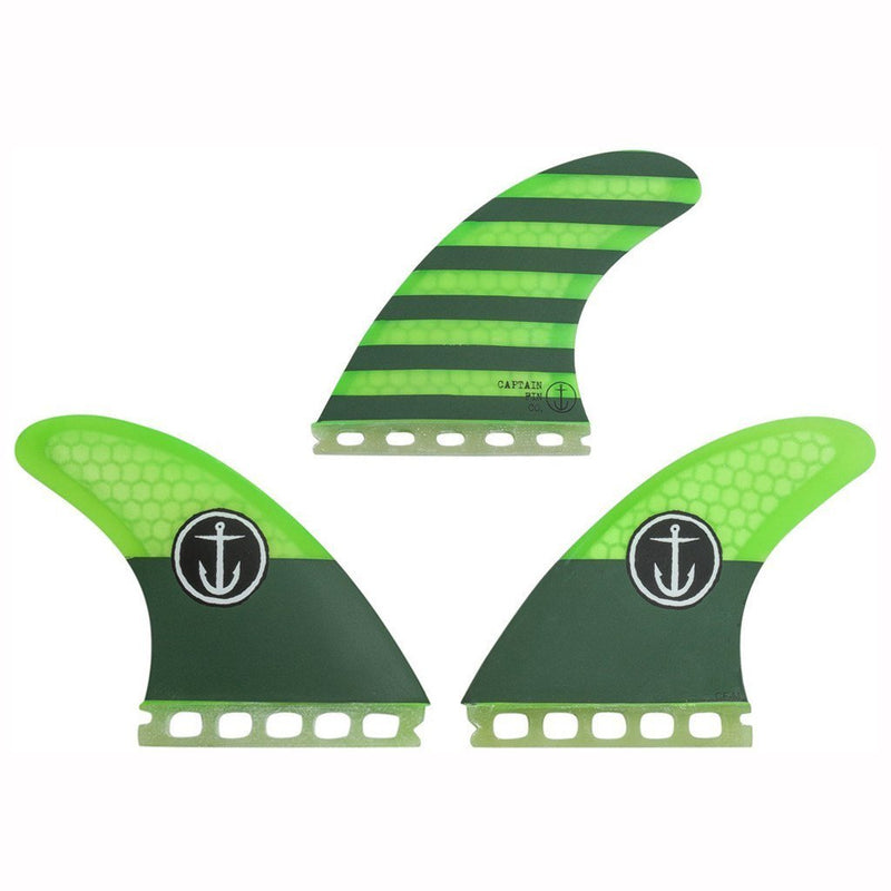 CAPTAIN FIN CF-MEDIUM 5 FIN グリーン Captain Fin - CF Medium